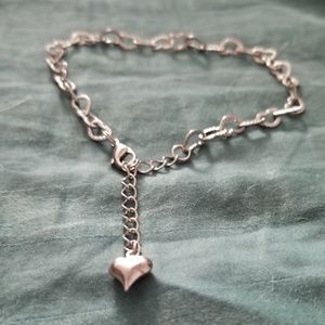 Lia Sophia Love Story Anklet adjusts to 11.5" NWT